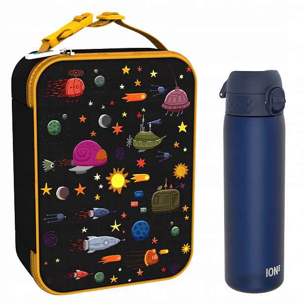 Láhev Na Pití 0,5L Termo Lunch Bag Snídaňová Sada Do Školky ION8