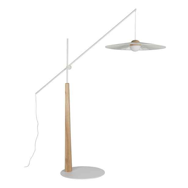 Bílá/v přírodní barvě stojací lampa (výška 200 cm) Belle – Zuiver