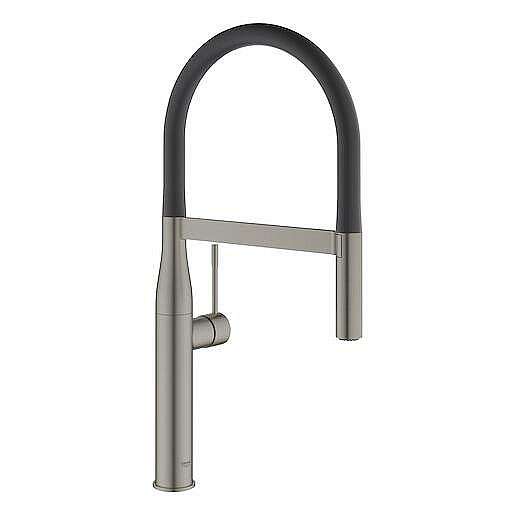 Dřezová baterie Grohe Essence se silikonovým ramínkem kartáčovaný Hard Graphite 30294AL0