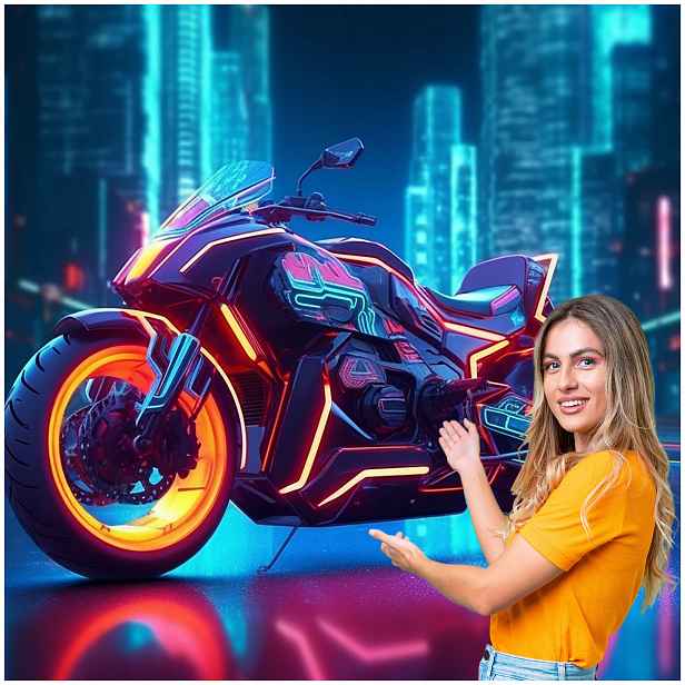 Fototapeta 3D Pro Mládež Auto Motocykl 588x280 DMSM45W