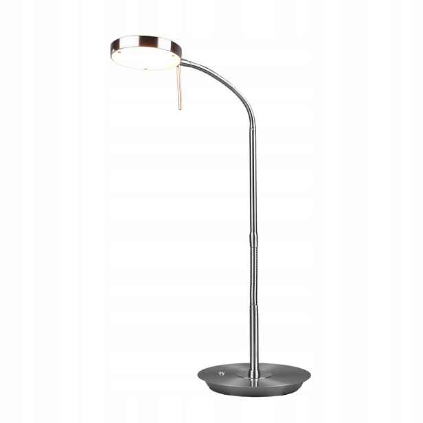 Led stolní lampa moderní stříbrná Trio