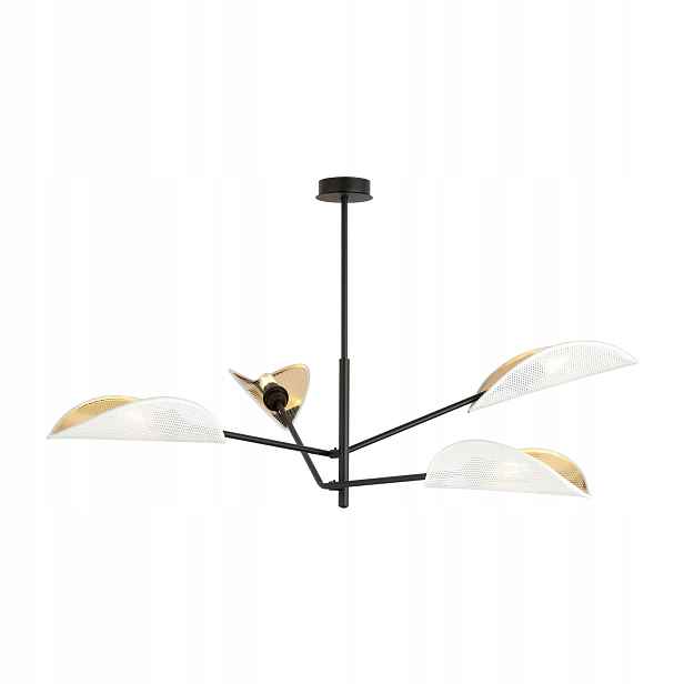 Lampa Emibig Vene 4 bílá/zlatá 4xE14 10W regulace jasu