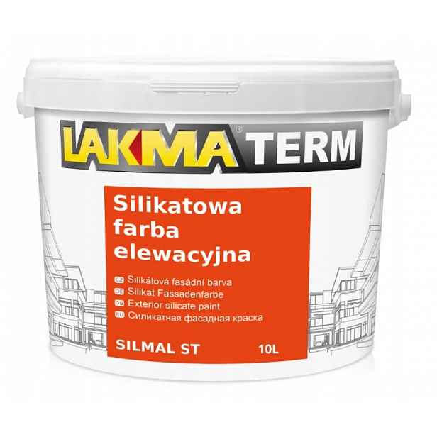 Barva Fasádní emulze Silikátová bílá Silmal St Lakma 10 L