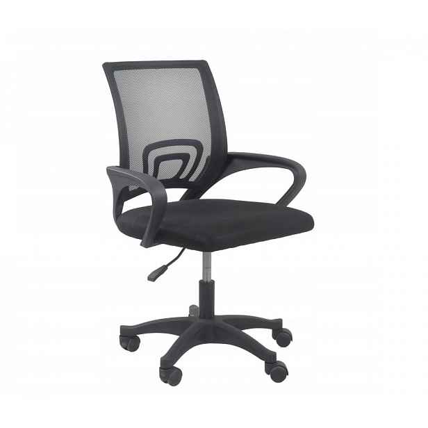 Ergonomické Dětské Otočné Křeslo Kancelářská Židle Lily Černá
