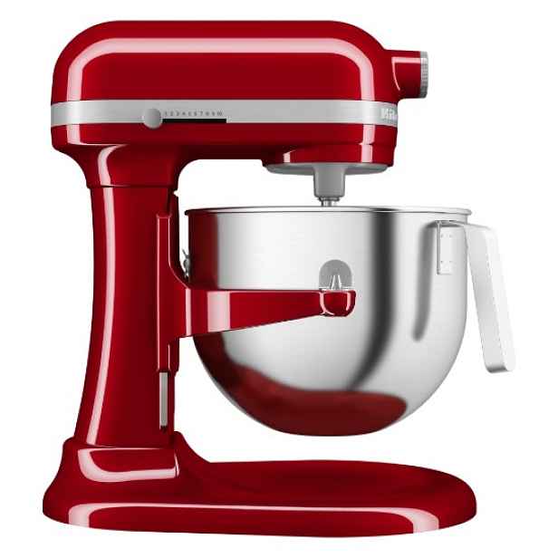 Mixér s mísou o objemu 6,6 l, model HEAVY DUTY, Empire Red - KitchenAi