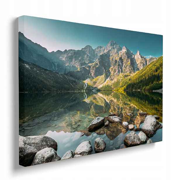 Obraz Tatry Mořské oko na plátně krajina Tatry dekorace 70x50 cm