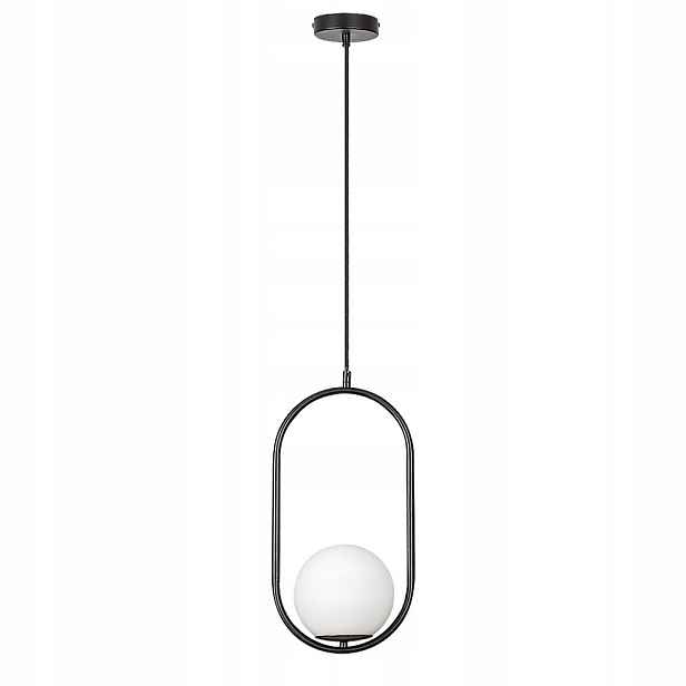 Oválná závěsná lampa mléčná koule Ghita 72028 Rabalux