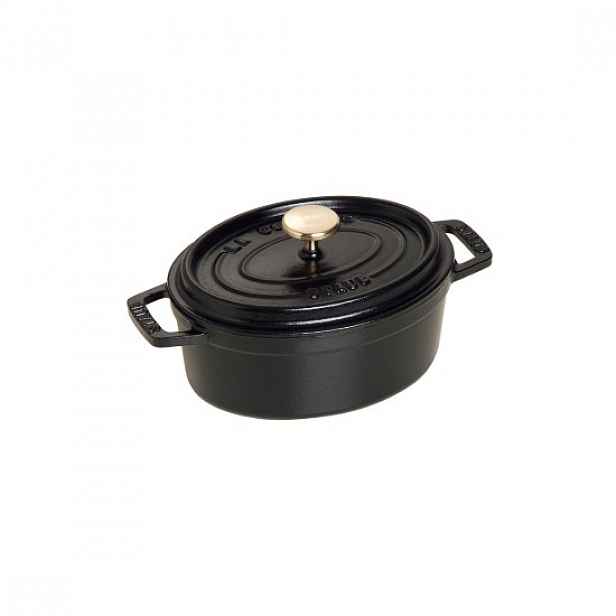 Oválný hrnec Cocotte, litina, 15cm/0,6l, Black - Staub