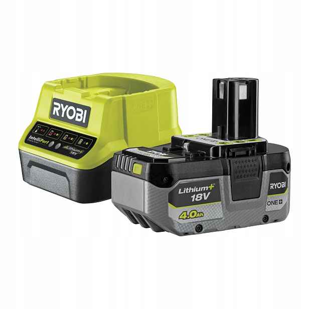 Sada nabíječky a akumulátor 18V Ryobi One+ 4 Ah