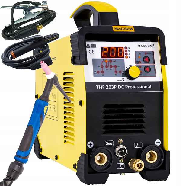 Svařovací stroj Magnum Thf 203P Puls DC Tig Hf Mma 200A 230V Igbt