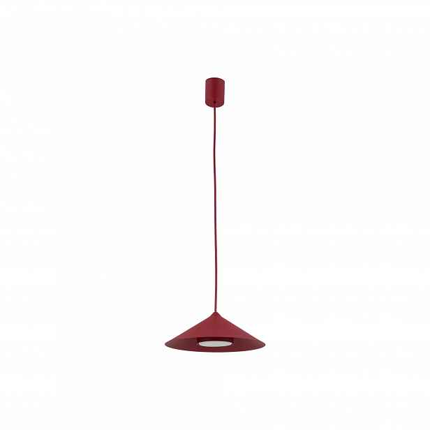 Závěsné Stropní Svítidlo Lume Burgundská kovová Moderní 140 Cm Tk Lighting