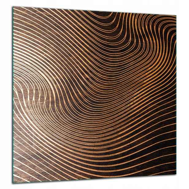 Skleněná Ochranná Deska Panel Lepidlo 60x65 Vzor