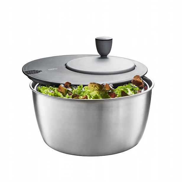Gefu Rotare Odstředivka na salát 3L Nerezová mísa 25cm G-28180