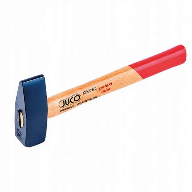 Kamenické kladivo štípací Juco M4092 s dřevěnou násadou, 3 kg, kované