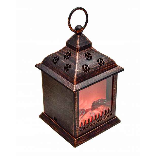 Lampion Lucerna Led Krb Vánoční Ozdoba Na Baterie Elektřina Usb Retro