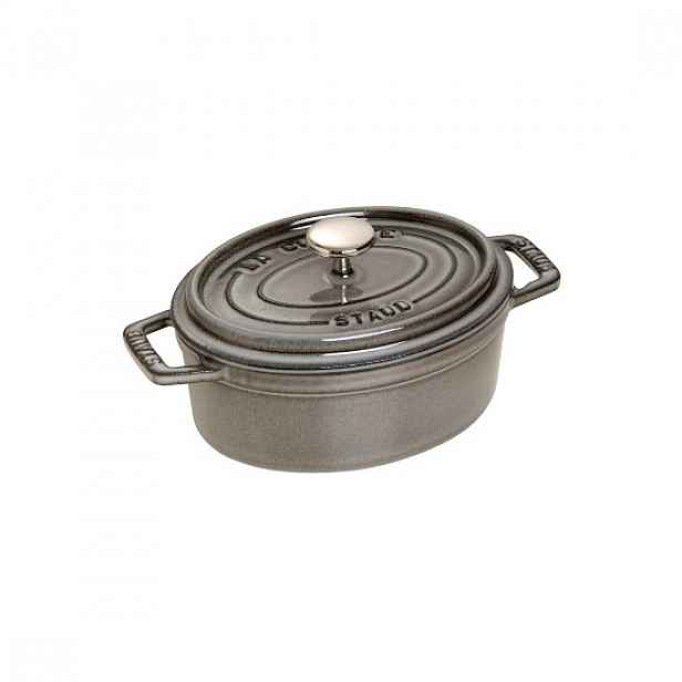Oválný hrnec Cocotte, litina, 15cm/0,6L, Graphite Grey - Staub