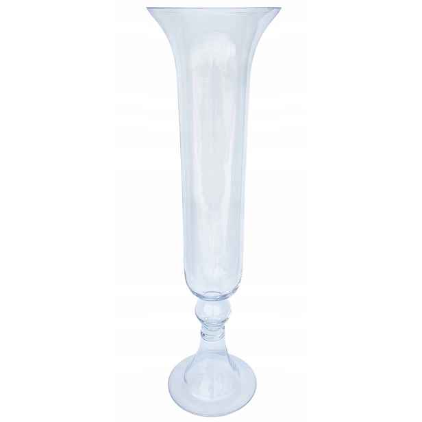 Skleněná váza kalich vysoký 65 cm BB321-2, flakon držák na květináč