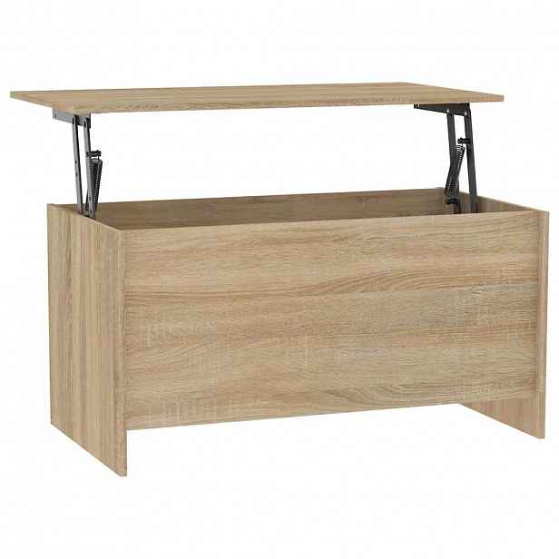 vidaXL Konferenční stolek dub sonoma 102x55,5x52,5 cm kompozitní dřevo