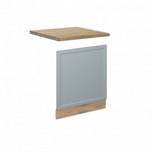 Vicco PŘEDNÍ PANEL Fame-Line Světle modrošedá 60 cm , PD Dub