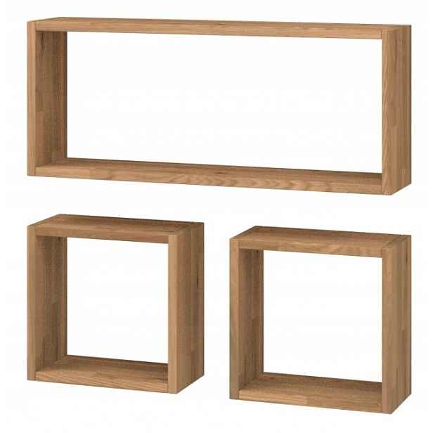 Sada polic čtverec Cube Loft 70x70