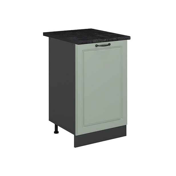 Vicco SPODNÍ SKŘÍŇKA KUCHYŇSKÉ LINKY R-Line, Mint venkovský dům/Antracit, 50 cm pracovná doska antracitová