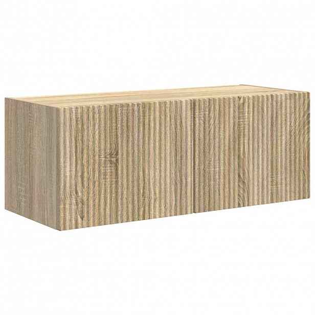 vidaXL TV wall cabinet 78,5 x 30 x 29,5 cm Sonoma Kompozitní dřevo