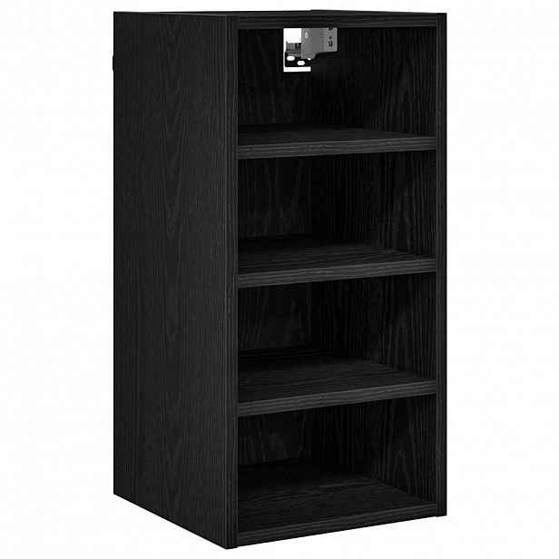 vidaXL Závěsná skříňka Černý dub 30 x 29,5 x 60 cm Kompozitní dřevo