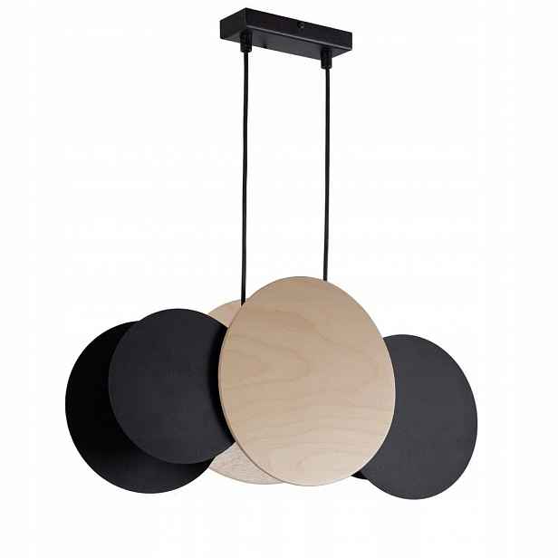 Závěsná lampa Pendel Tola Černá 3xE27 51 cm Nastavitelná Sigma Lighting