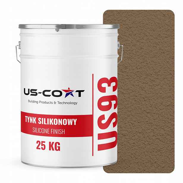 Silikonová Fasádní Omítka Kakaová Barva F545 25 Kg Beránek Granulace 2.0 mm