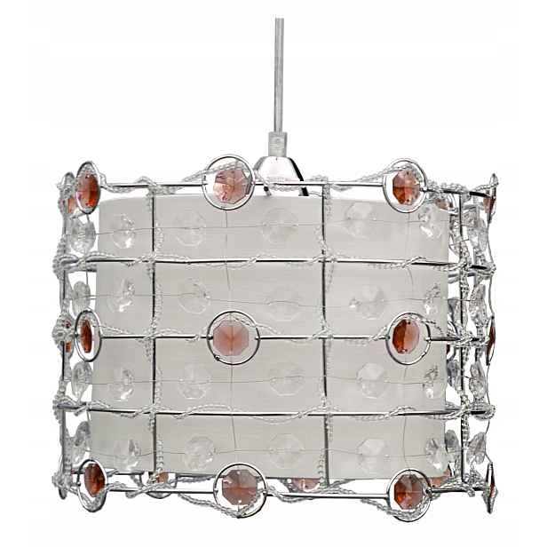 Závěsná lampa s krystaly E27 Seneca Candellux