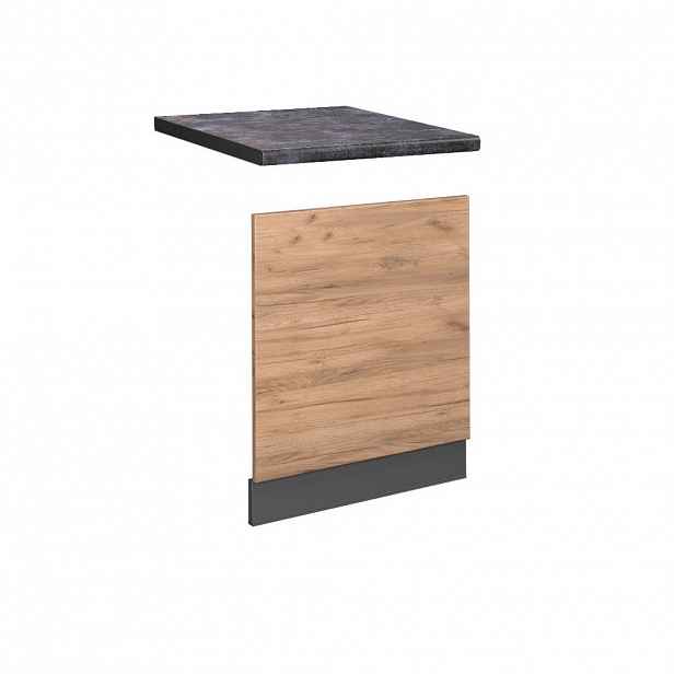 Vicco PŘEDNÍ PANEL Fame-Line Zlatý mocný dub 60 cm , PD Antracit
