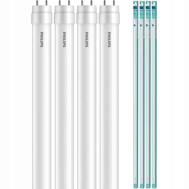 4x Led žárovka T8 Tuba 150 cm G13 19,5W 2000lm 4000K Neutrální Philips