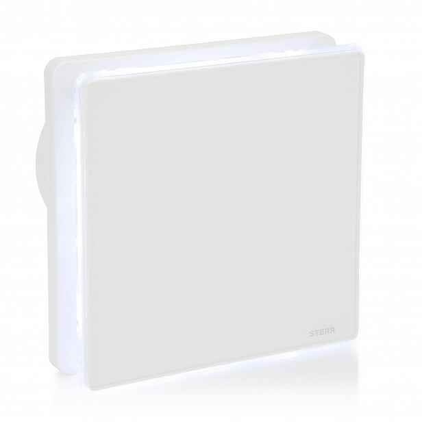 Sterr BFS100L-M 100 mm koupelnový ventilátor, Led, bílá matná barva