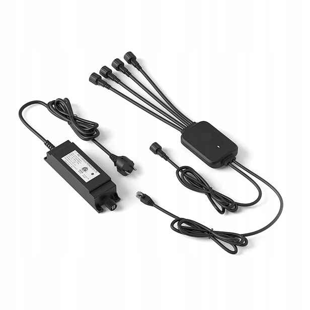 Twinkly Plus Kontroler 4 porty, napájecí zdroj IP65, 1000 Rgbw nebo 1440 Rgb Led