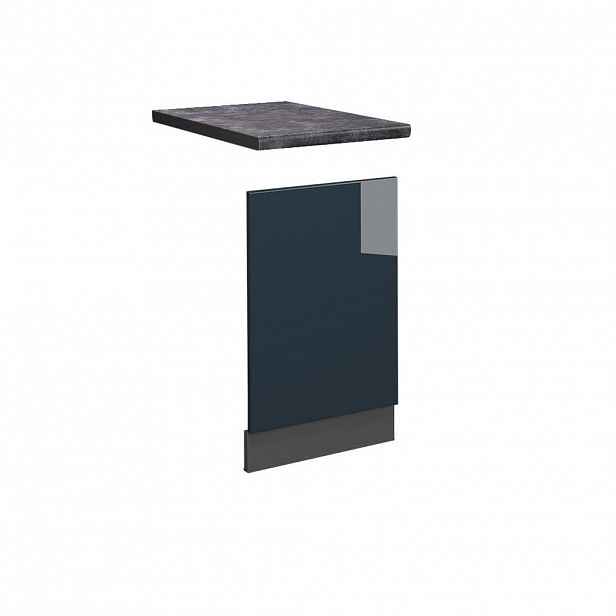 Vicco PŘEDNÍ PANEL Fame-Line Tmavě modrá s vysokým leskem 45 cm , PD Antracit
