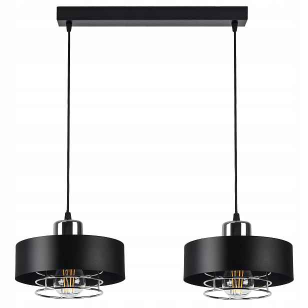 Závěsná Led lustrová lampa Vigo II Chrom