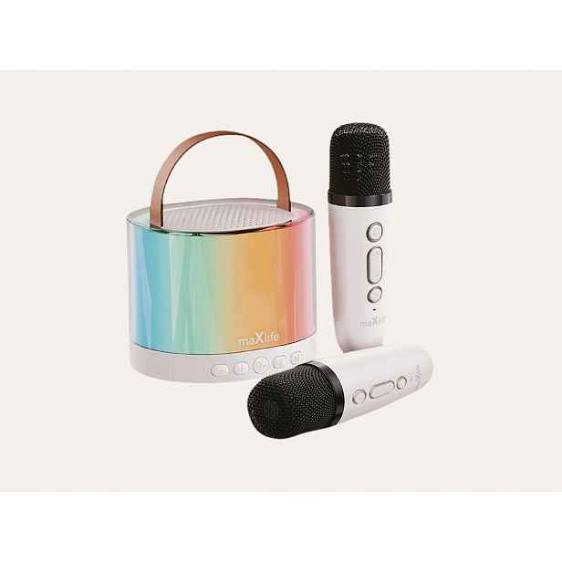 Bluetooth karaoke set Maxlife MXKS-200 bílý