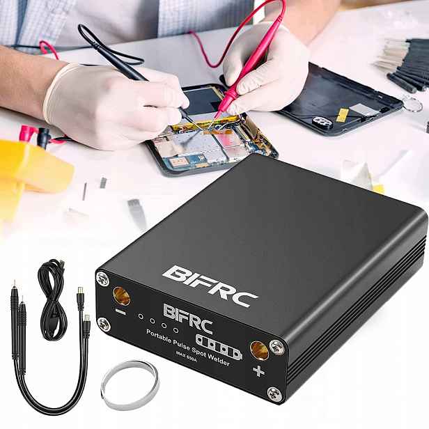 Bodová Svářečka Článků 18650 Niklových Listů 5500mah s 9 rychlostními stupni