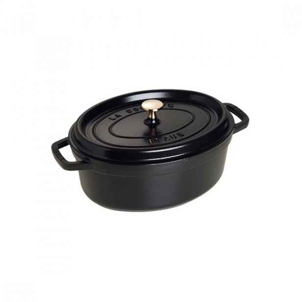 Oválný hrnec Cocotte, litina, 23 cm/2,35L, Black - Staub