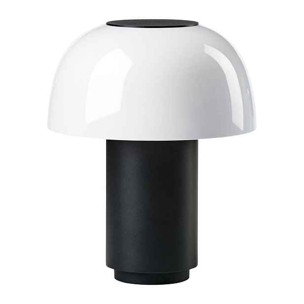 Černá hliníková LED stmívatelná stolní lampa (výška 22 cm) Harvest – Zone