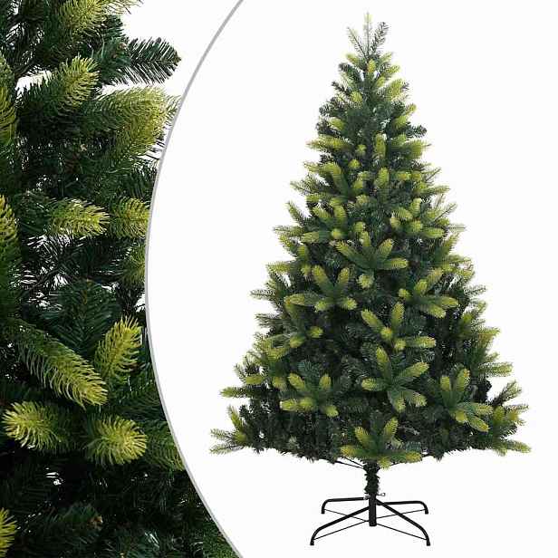 vidaXL Umělý sklápěcí vánoční stromek se stojanem 210 cm