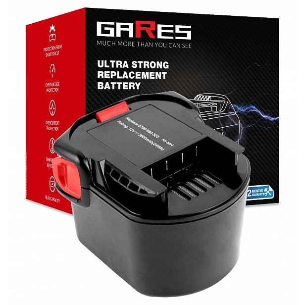 Akumulátor Baterie pro Aeg B1214G B1215R Aeg B1220R Bs 12 G M1230R 12V 2Ah