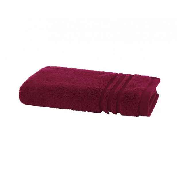 Froté ručník pro hosty Kira 30x50 cm, bordeaux