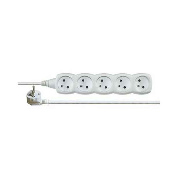 Kabel prodlužovací 5zásuvka Emos 5 m 1 mm2 IP 20