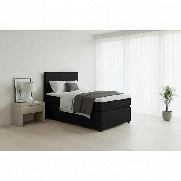 MID.YOU POSTEL BOXSPRING, 90/200 cm, barvy grafitu