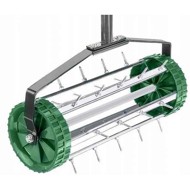 Aerátor Ruční Vertikutátor 42 CM Na Trávník Váleček S Hroty Provzdušňovač
