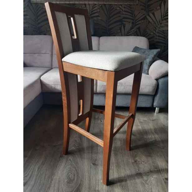 Barová židle 581 Teak /Cayene