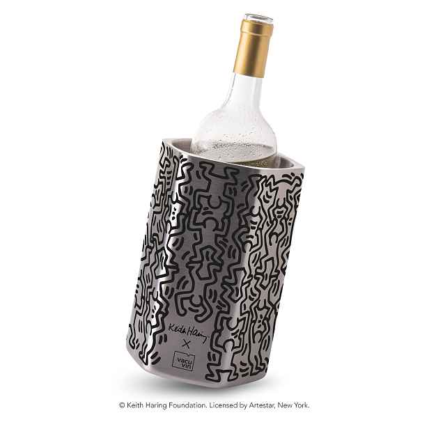 Chladicí nádoba na víno HIVE ,Vacu Vin, nerez, edice Keith Haring, 36504606