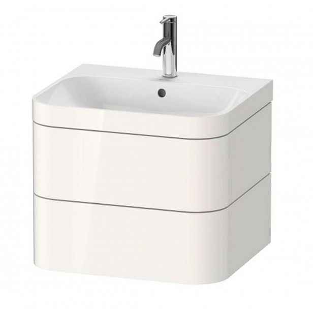 Duravit Happy D.2 Plus - Skříňka s umyvadlem 48x58x49 cm, 2 zásuvky, bílá vysoký lesk HP4635O2222