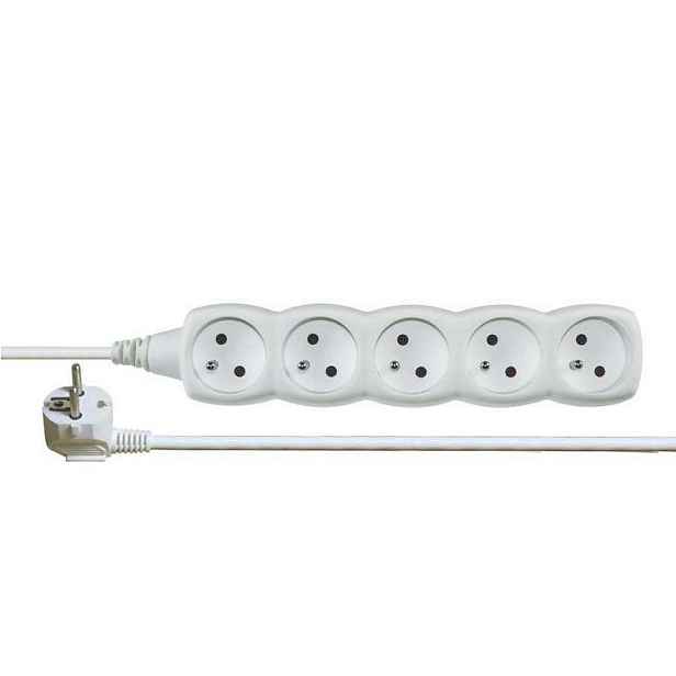 Kabel prodlužovací 5zásuvka Emos 7 m 1 mm2 IP 20